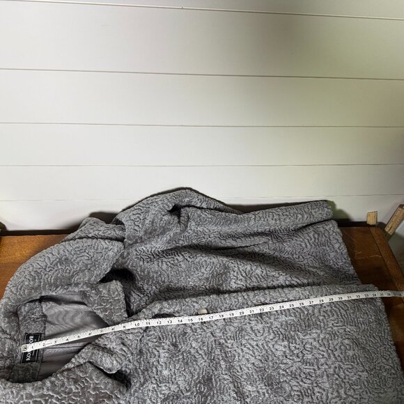 Komitor Textured Union Tag Vintage Coat Gray - Picture 11 of 13